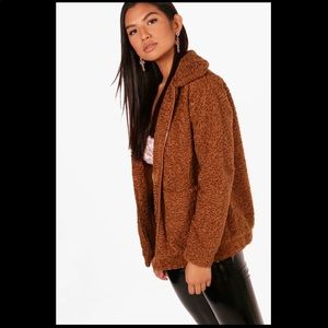 Boohoo Teddy Coat